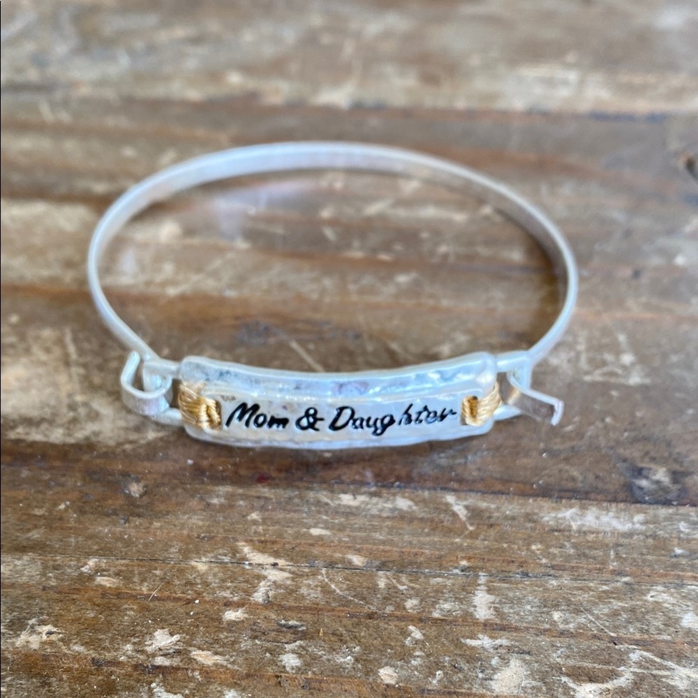 Silver and Gold  Mom/Daughter Bracelet - Picture 4 of 8